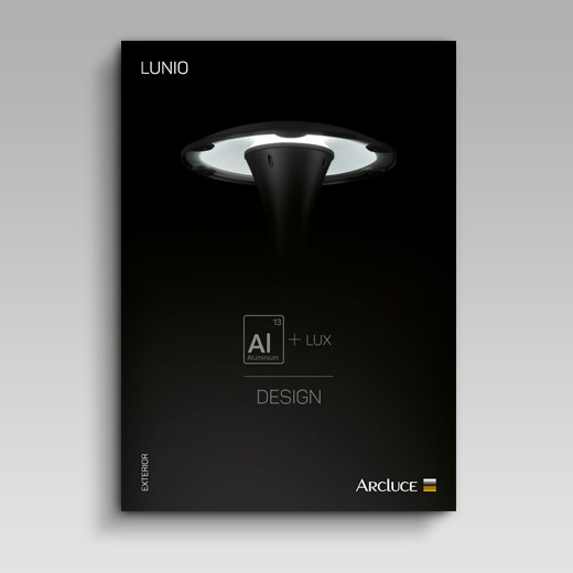 Arcluce Lunio. Post-top lights