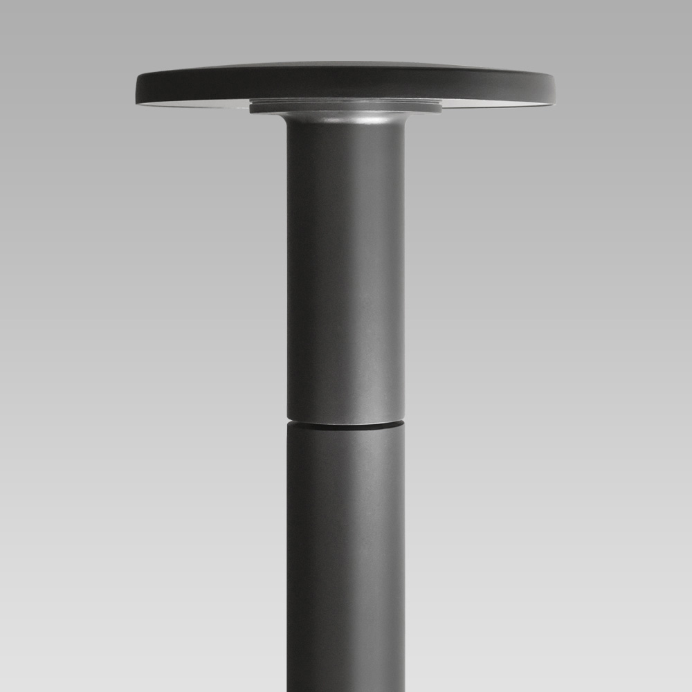 Urban lighting luminaire featuring essential design
