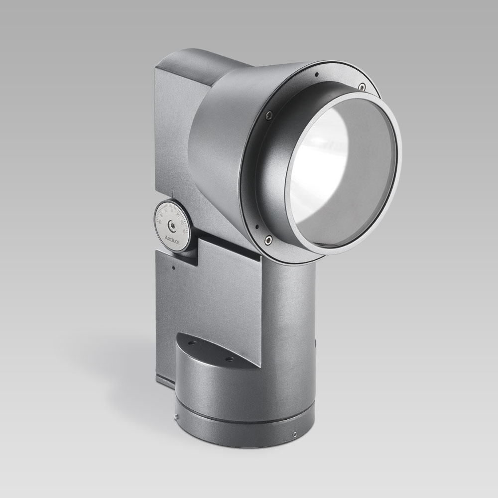 Projecteurs d'extérieur  Floodlight for outdoor lighting DUEVENTI, adjustable and powerful, perfect for facade lighting and for architectural environments