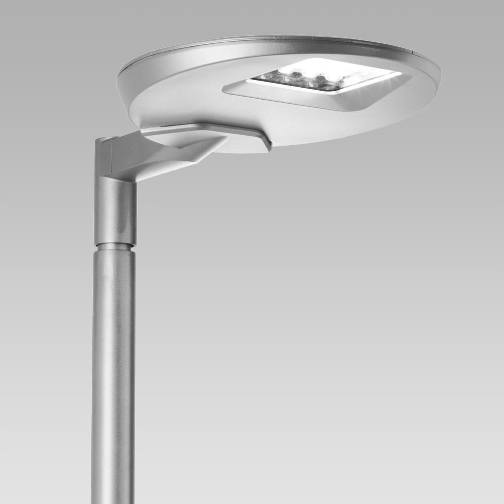 Post-top lights  Urban and street lighting luminaire featuring contemporary design