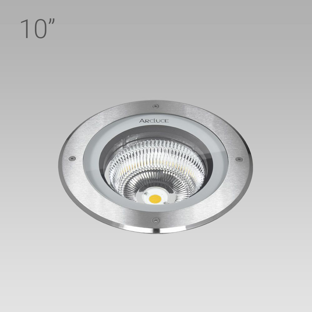 Ingrade Luminaires  Arcluce INGROUND260 in-ground uplighter for outdoor scenographic lighting