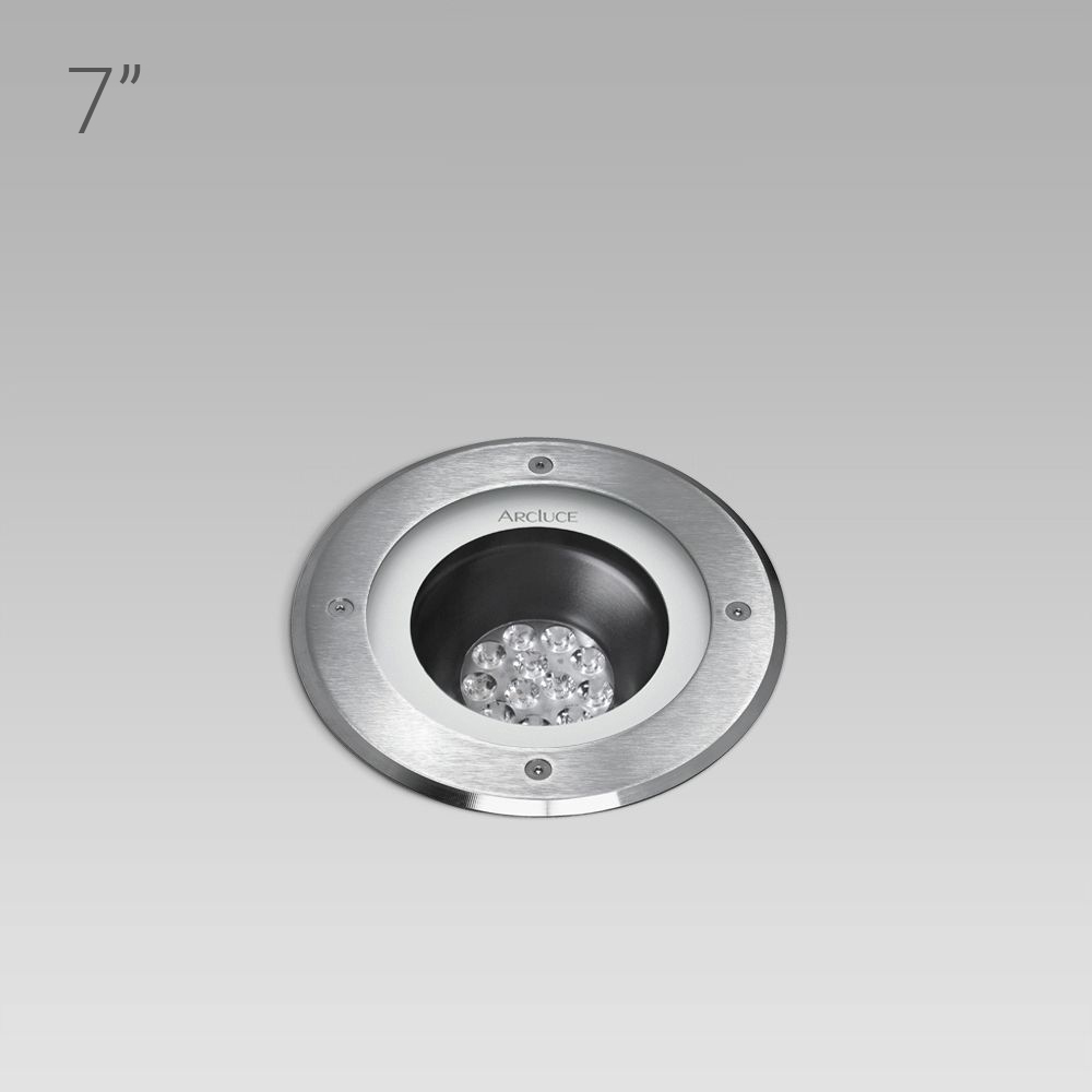 Ingrade Luminaires Arcluce INGROUND180 short in-ground recessed luminaire