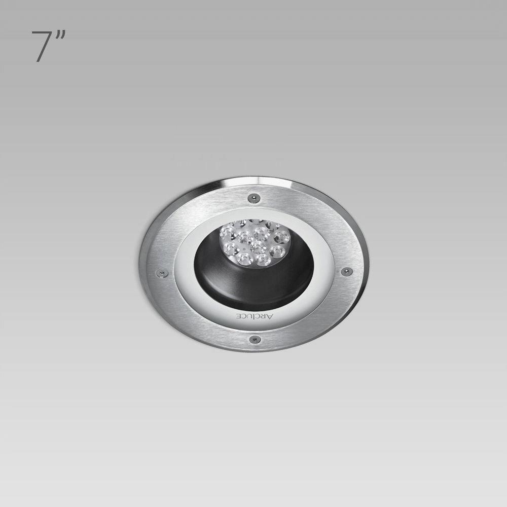 Recessed ceiling luminaires RAY180 short