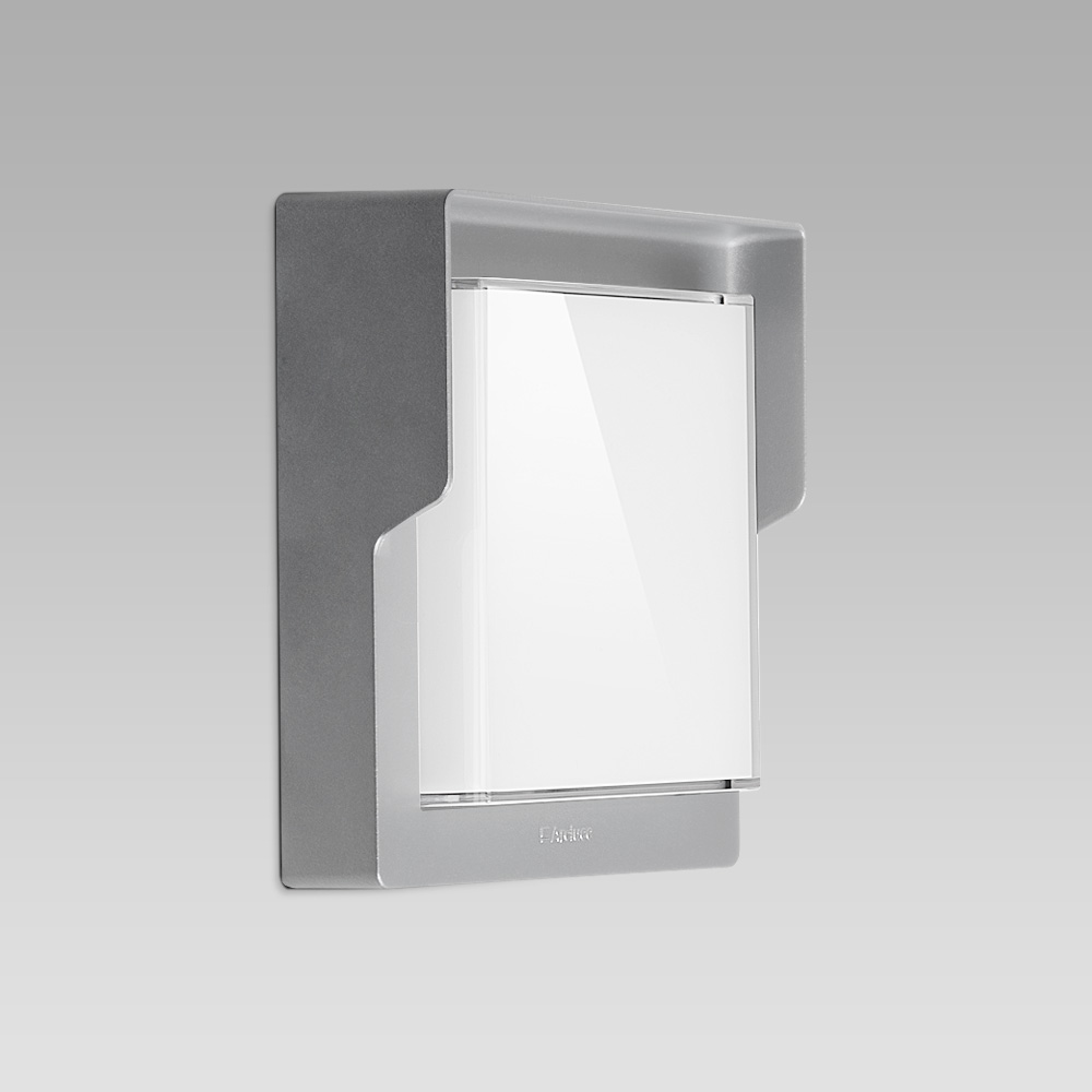 Compact-size and resistant ceiling or wall-mounted luminaire for indoor and outdoor lighting